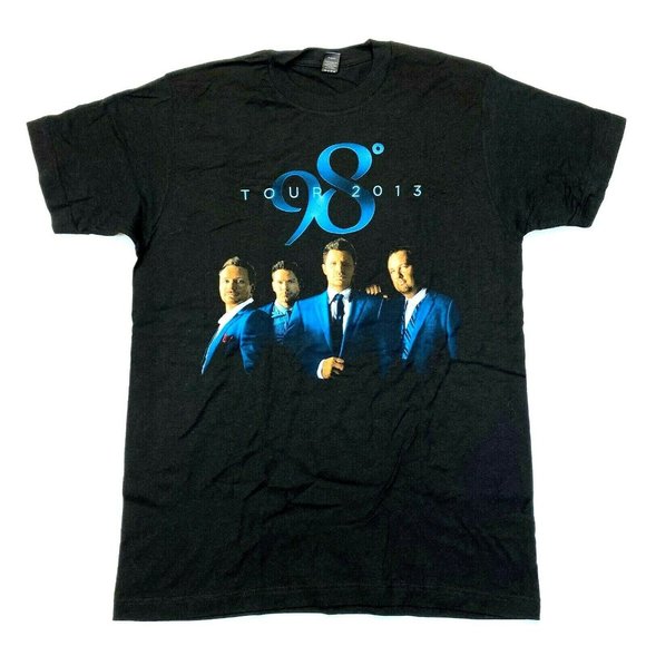 Tultex Other - 98 Degrees Band Photo 2013 The Package Tour Tee S